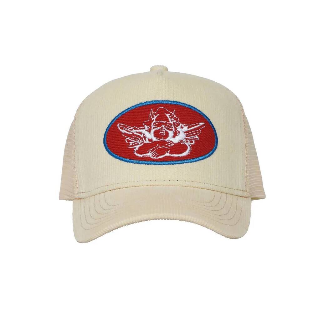 NEW BOYS LIE men's mellow trucker hat in beige
